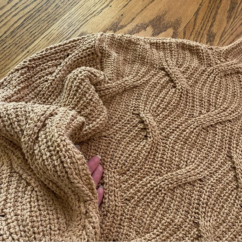 Free People Seasons Change Sweater Size S in Almond - Picture 7 of 13